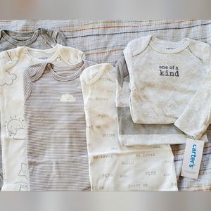 Carter's Baby 6-pack long-sleeve bodysuits